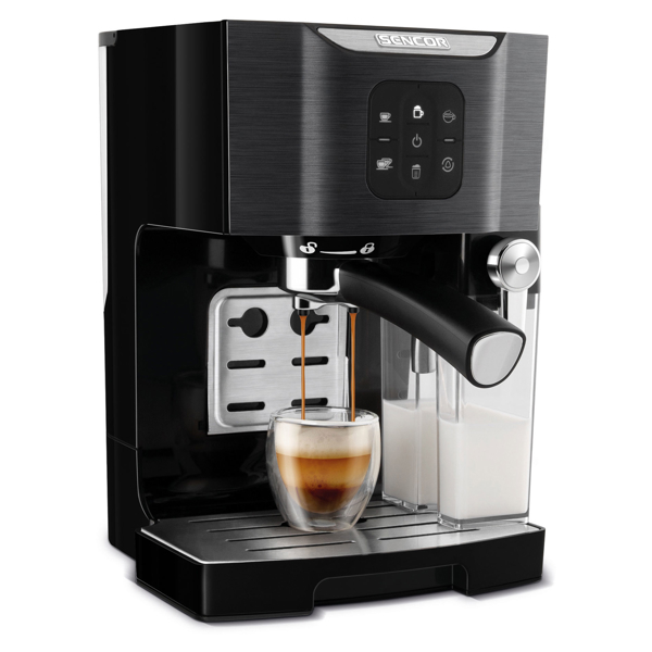 Sencor SES 4040BK, 1.4L, Semi-automatic Espresso Machine