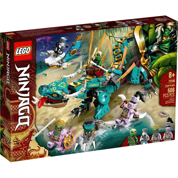 ასაწყობი დრაკონი Lego 71746, Ninjago Jungle Dragon