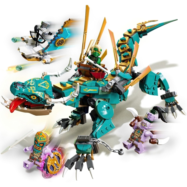 ასაწყობი დრაკონი Lego 71746, Ninjago Jungle Dragon