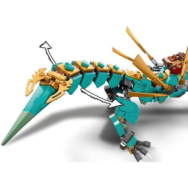 ასაწყობი დრაკონი Lego 71746, Ninjago Jungle Dragon