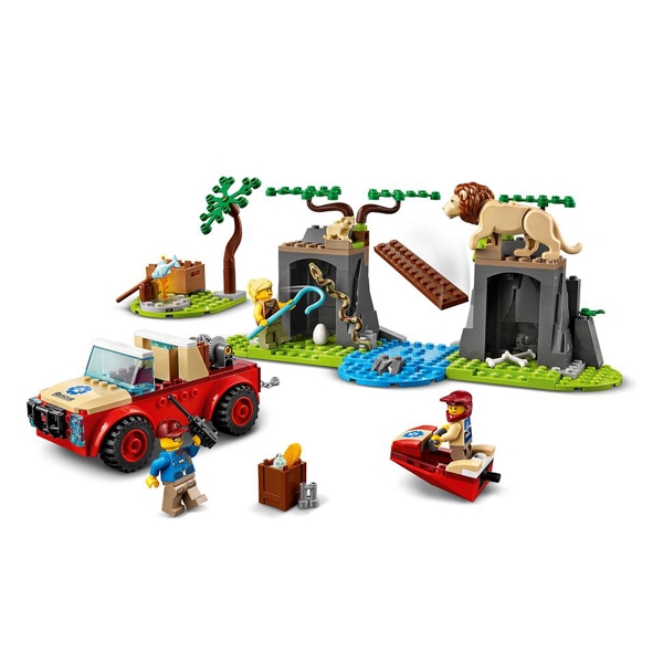 ასაწტობი კომპლექტი Lego 60301, Wildlife Rescue Off-Roader