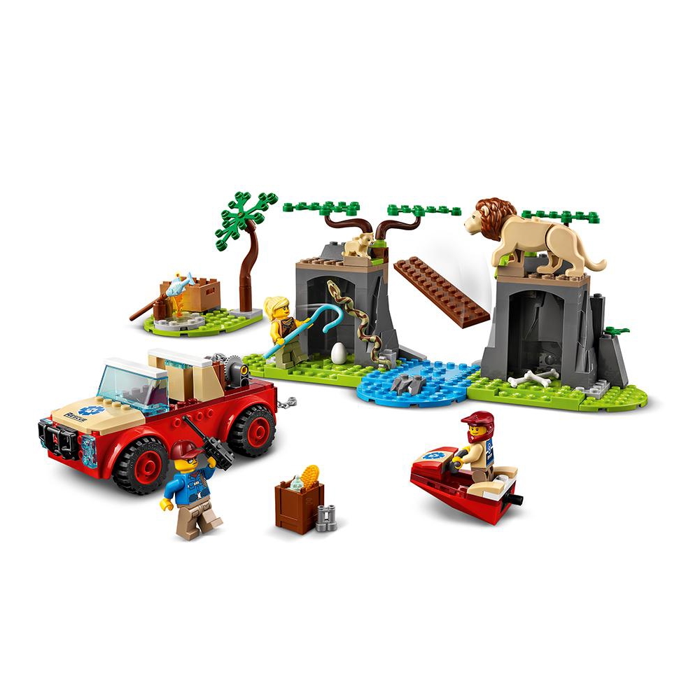 ასაწტობი კომპლექტი Lego 60301, Wildlife Rescue Off-Roader
