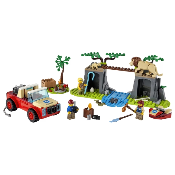 ასაწტობი კომპლექტი Lego 60301, Wildlife Rescue Off-Roader