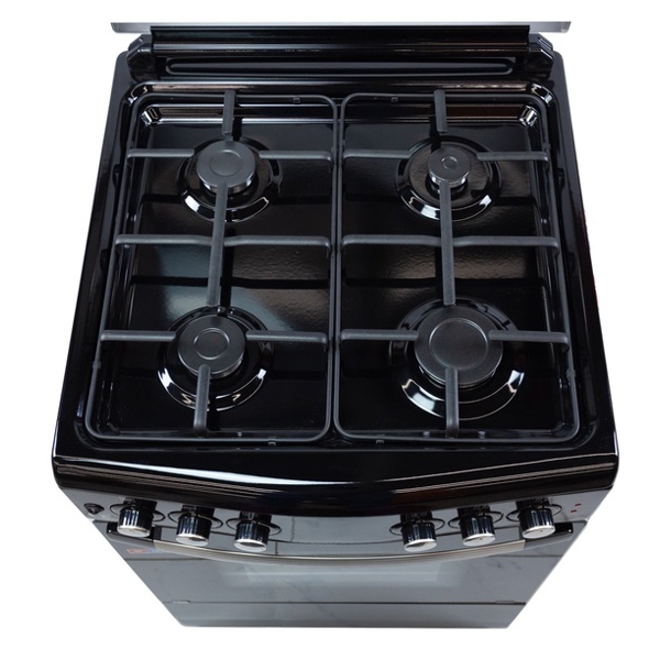 გაზქურა OZ OG 6040 BL OCOURVED60X60, OVEN-COMBINATION, Black