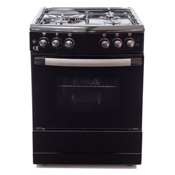 გაზქურა OZ OG 6031 BL OCOURVED60X60B31, OVEN-COMBINATION, Black