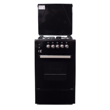 გაზქურა OZ OG 5040 BL OSMALL50X50B4G, 4Gas, Oven, Black