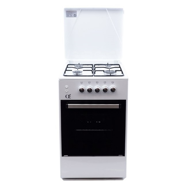 გაზქურა OZ OG 5040 W OSMALL50X50W4G, Oven-Gas, White