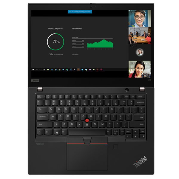 ნოუთბუქი Lenovo 20UF0037RK ThinkPad X13 GEN 1, 13.3", AMD Ryzen 7 PRO 4750U, 16GB, 256GB SSD, Fingerprint,  AMD Radeon Graphics, Integrated, Black