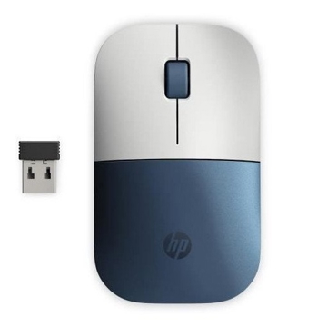 მაუსი HP Z3700 Forest Wireless Mouse, White/Blue