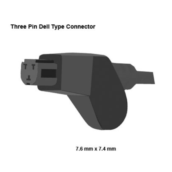 ნოუთბუქის დამტენი DELL 90W 20V4.5A 3PIN 7,6mm x 7.4mm