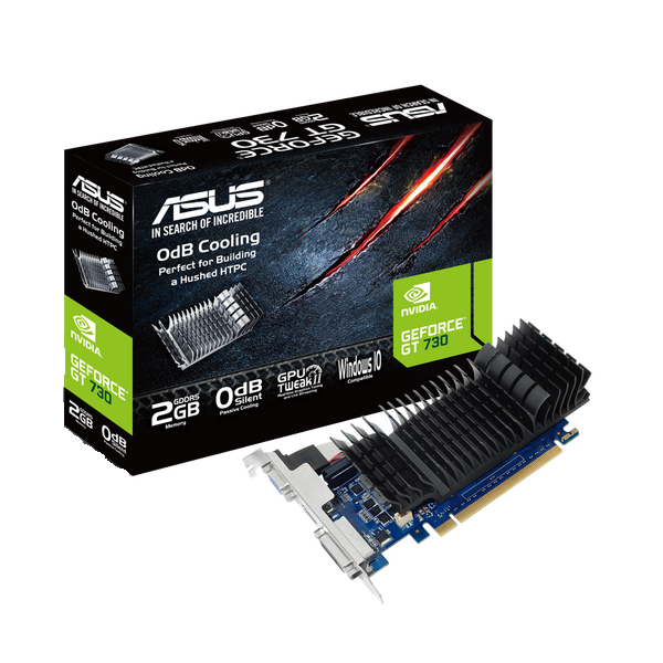 ვიდეო დაფა Asus 90YV06N2-M0NA00, 2GB, GeForce GT730 GDDR5  