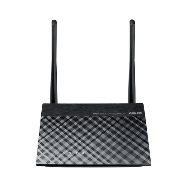 როუტერი Asus RT-N12 Plus, 300Mbps, Wireless Router, Black