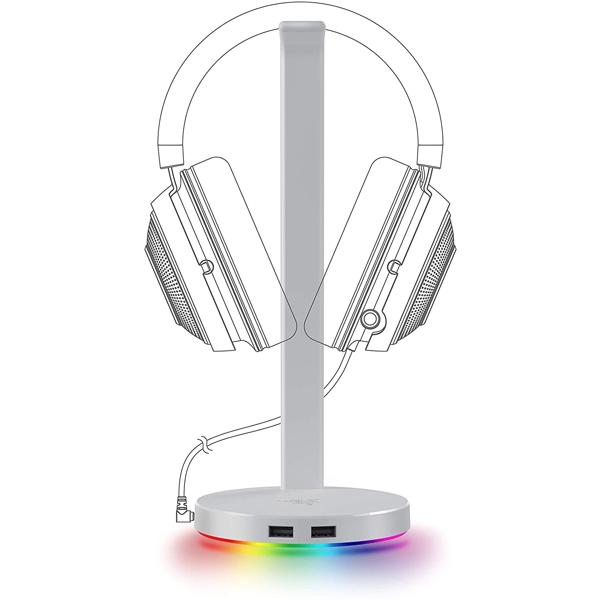 Razer RC21-01510300-R3M1 Base Station V2 Chroma Mercury, RGB, White