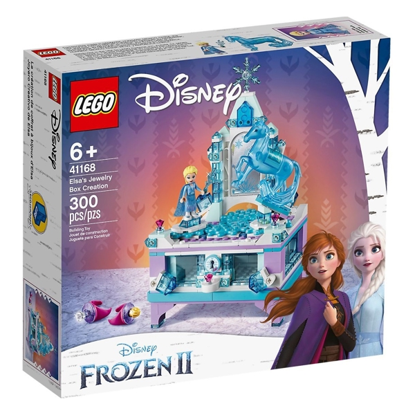 ასაწყობი სამკაულების ყუთი Lego 41168, Disney Princess Elsas Jewellery Box