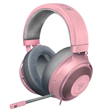 Razer RZ04-02830300-R3M1 Kraken Quartz Gaming Headset, 3.5mm, Pink