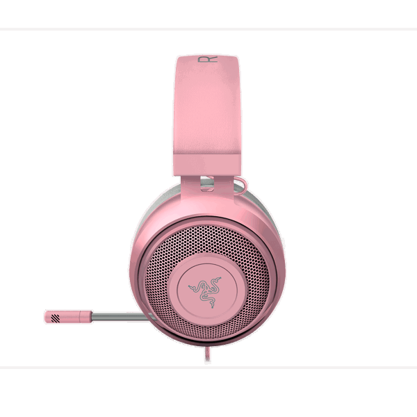 Razer RZ04-02830300-R3M1 Kraken Quartz Gaming Headset, 3.5mm, Pink