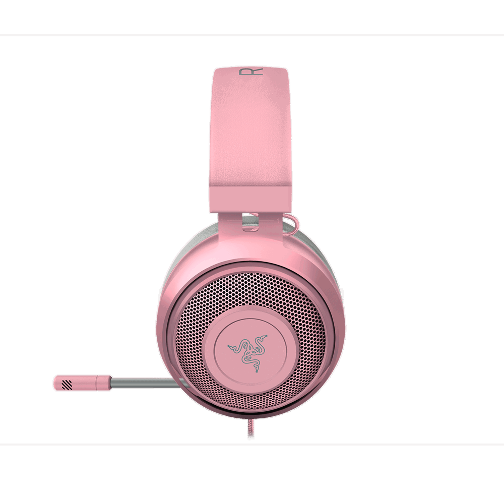 ყურსასმენი Razer RZ04-02830300-R3M1 Kraken Quartz Gaming Headset, 3.5mm, Pink