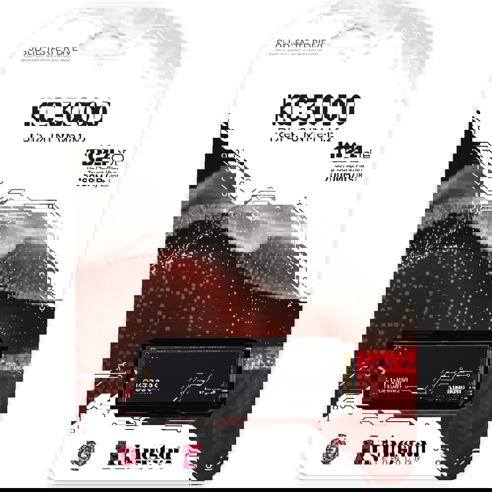 მყარი დისკი Kingston SKC3000S/1024G, 1TB KC3000 PCIE 4.0 NVMe M.2 SSD