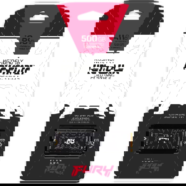 მყარი დისკი Kingston SFYRS/500G, 500GB Fury Renegade PCIE 4.0 NVMe M.2 SSD
