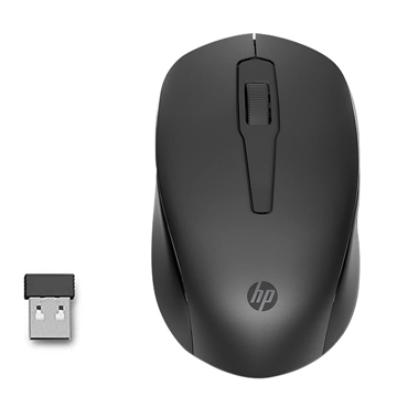 HP 2S9L1AA 150, Wireless Mouse, USB, Black