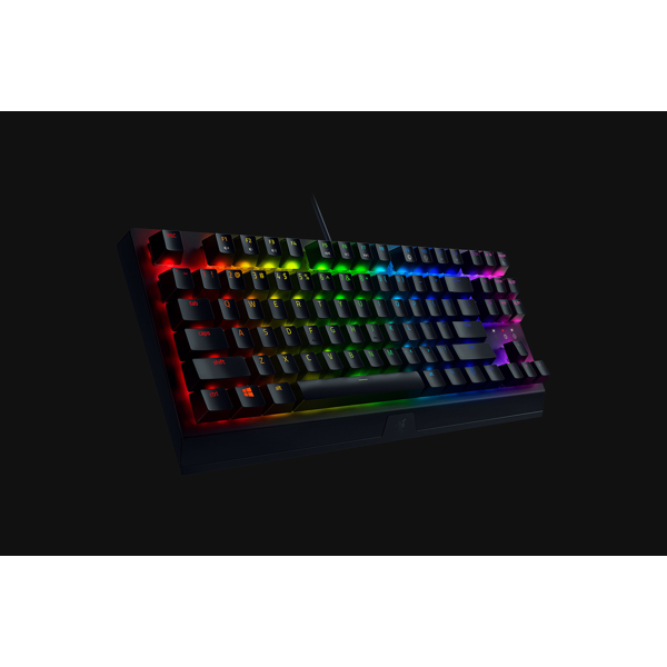 კლავიატურა Razer RZ03-03490700-R3R1 BlackWidow V3 TKL Gaming Keyboard, Green Switch, RGB, Black