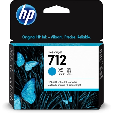 კარტრიჯი HP 3ED67A 712 29ml Ink Cartridge Cyan