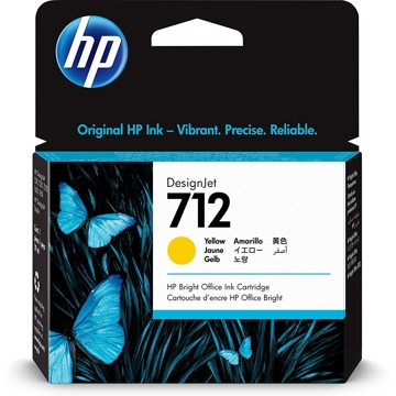 კარტრიჯი HP 3ED69A 712 29ml Ink Cartridge Yellow