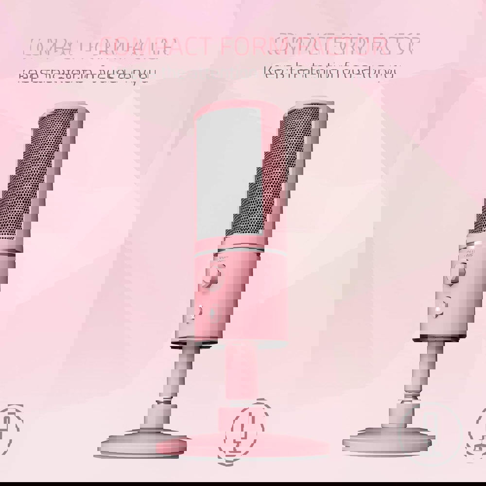 მიკროფონი Razer RZ19-02290300-R3M1 Seiren X Quartz, Microphone, USB, Pink