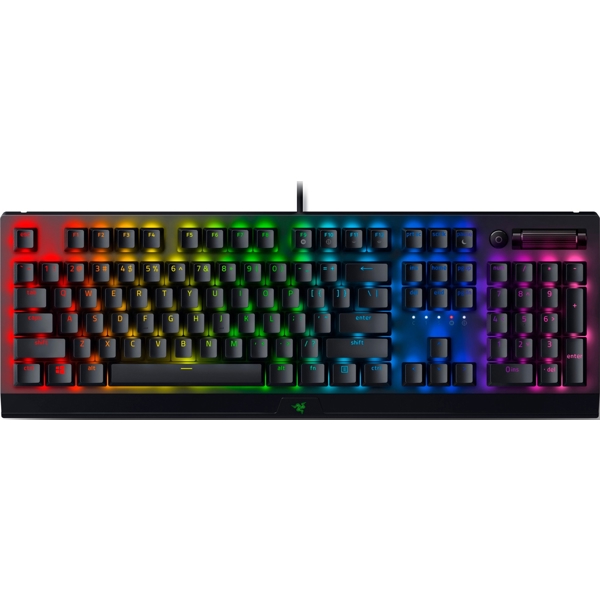 კლავიატურა Razer RZ03-03540800-R3R1 BlackWidow V3 Gaming Keyboard, Green Switch, USB, RGB, Black