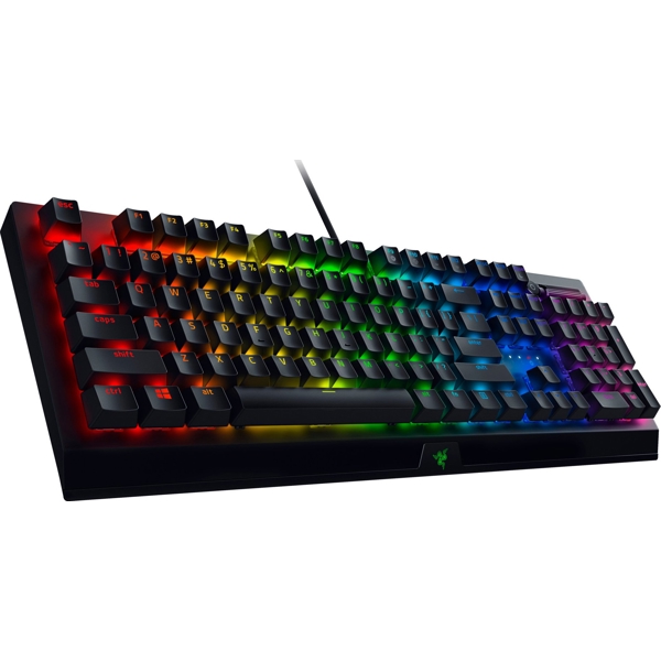 კლავიატურა Razer RZ03-03540800-R3R1 BlackWidow V3 Gaming Keyboard, Green Switch, USB, RGB, Black