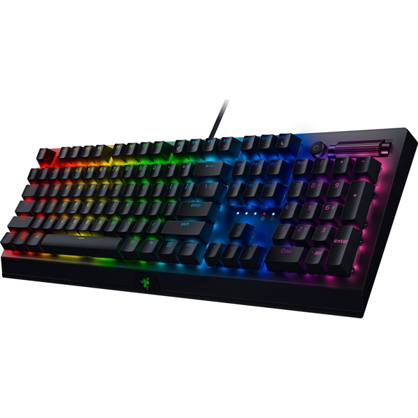 კლავიატურა Razer RZ03-03540800-R3R1 BlackWidow V3 Gaming Keyboard, Green Switch, USB, RGB, Black