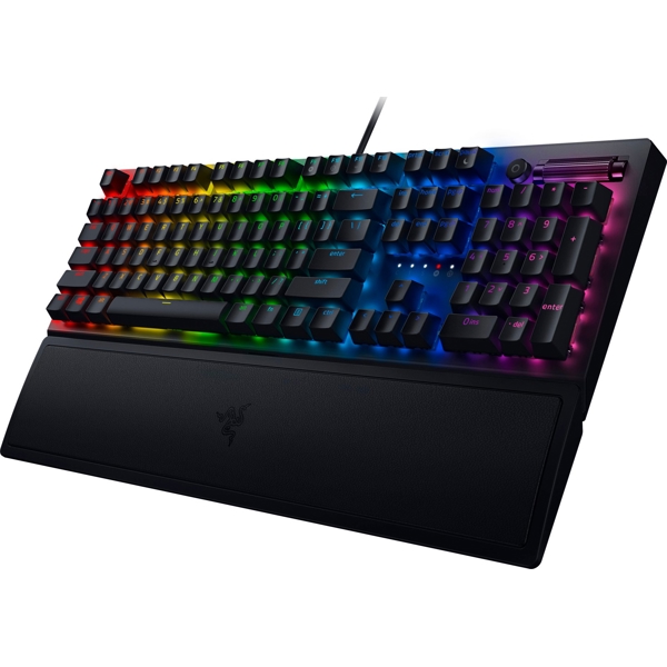 კლავიატურა Razer RZ03-03540800-R3R1 BlackWidow V3 Gaming Keyboard, Green Switch, USB, RGB, Black