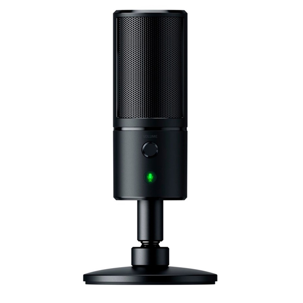 Razer RZ19-03060100-R3M1 Seiren Emote Streaming Condenser Mic, USB, Black