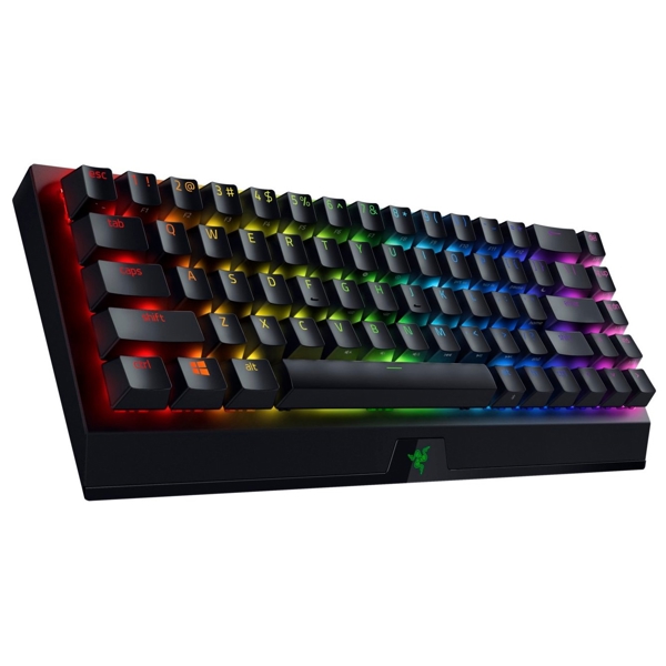 კლავიატურა Razer RZ03-03891600-R3R1 BlackWidow V3 Mini HyperSpeed Gaming Keyboard, Green Switch, BT, USB, RGB, Black