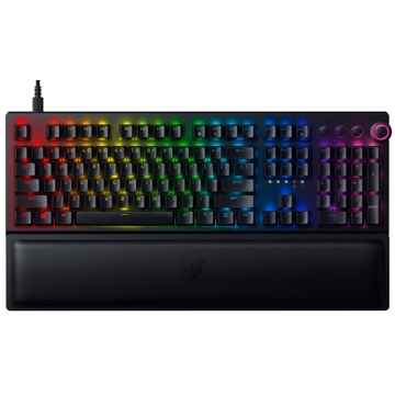 კლავიატურა Razer RZ03-03530800-R3R1 BlackWidow V3 Pro Gaming Keyboard, Green Switch, BT, USB, RGB, Black