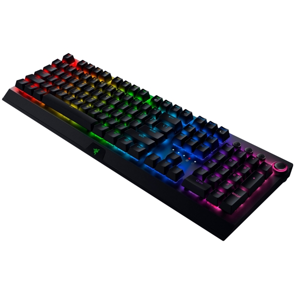 Razer RZ03-03530800-R3R1 BlackWidow V3 Pro Gaming Keyboard, Green Switch, BT, USB, RGB, Black