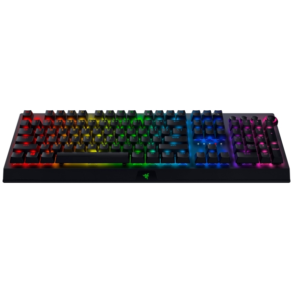 Razer RZ03-03530800-R3R1 BlackWidow V3 Pro Gaming Keyboard, Green Switch, BT, USB, RGB, Black