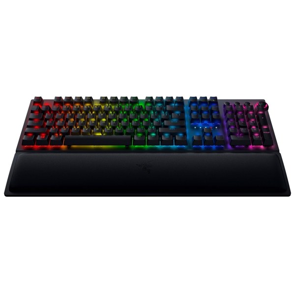 Razer RZ03-03530800-R3R1 BlackWidow V3 Pro Gaming Keyboard, Green Switch, BT, USB, RGB, Black