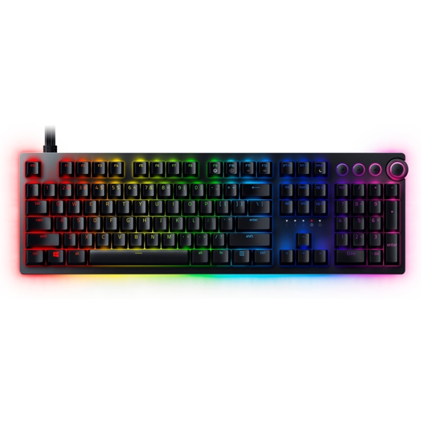 კლავიატურა Razer RZ03-03610800-R3R1 Huntsman V2 Gaming Keyboard, Analog Switch, USB, RGB, Black