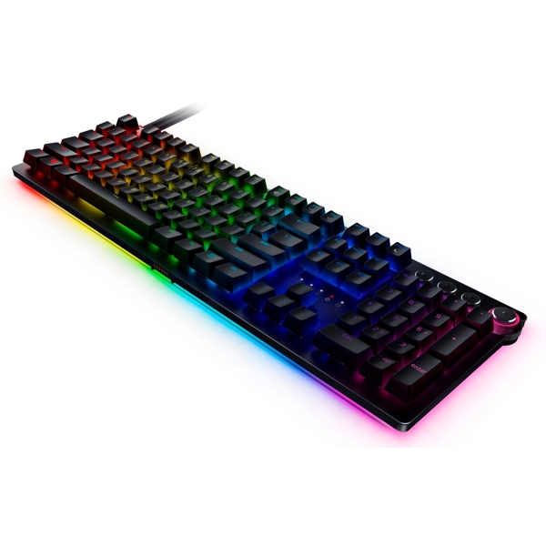 კლავიატურა Razer RZ03-03610800-R3R1 Huntsman V2 Gaming Keyboard, Analog Switch, USB, RGB, Black