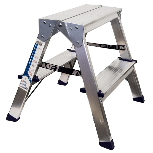 Alumet AD7202 Double-Sided Aluminum Step Ladder