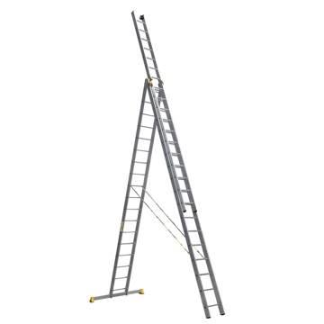 Alumet 9318, Three-section aluminum ladder