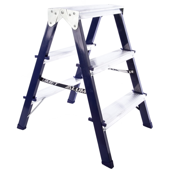 Alumet MD8203 Double-Sided Steel Ladder