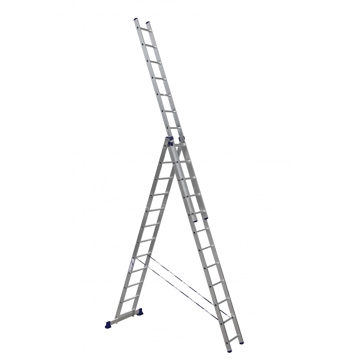 კიბე Alumet 5312, Three-section universal aluminum ladder