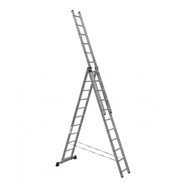 Alumet 5311, Three-section universal aluminum ladder 