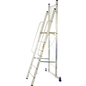 Alumet  APE 1406, Professional stepladder with a platform 