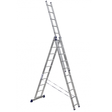 Akumet 5310, Three-section Universal Aluminum Ladder 