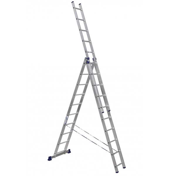 კიბე Akumet 5310, Three-section Universal Aluminum Ladder 