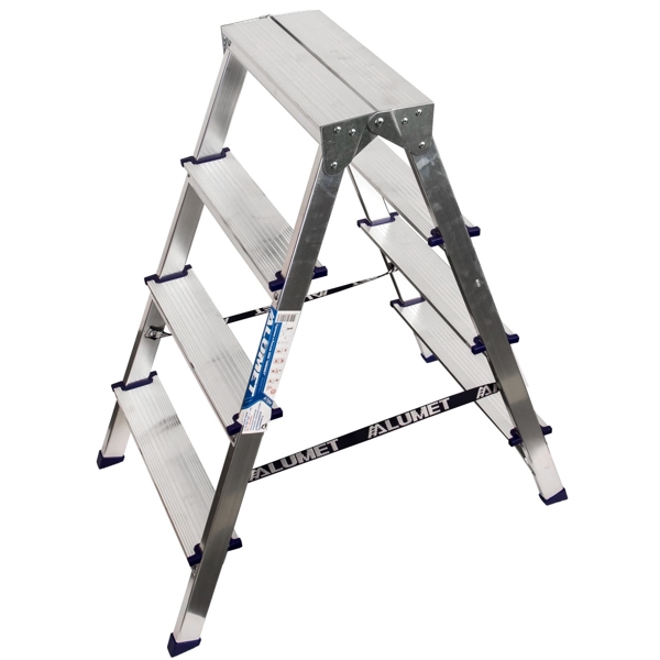 Alumet AD7204 Double-Sided Aluminum Step-Ladder