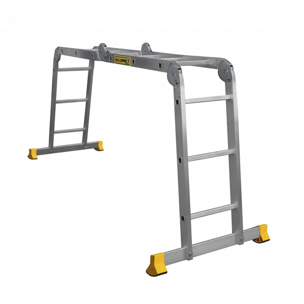 კიბე Alumet Т433, Aluminum Professional Four-Section Hinged Ladder